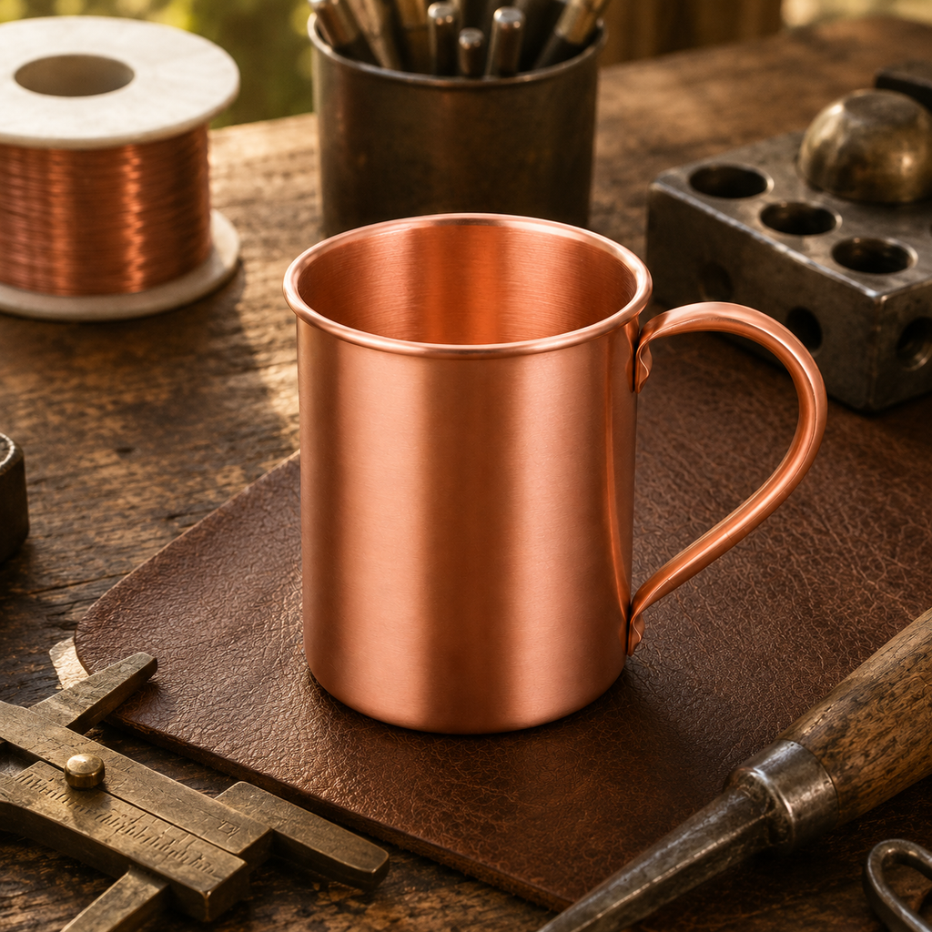 Tasse élégante en cuivre Vera, 400 ml