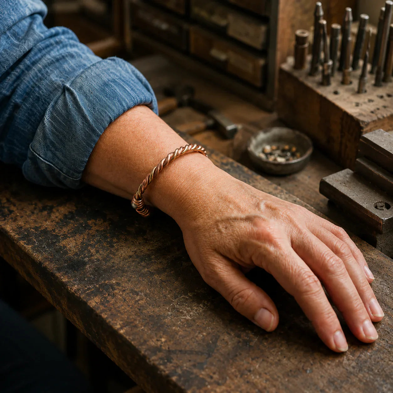 Bracelet en Cuivre Rivière de Vera