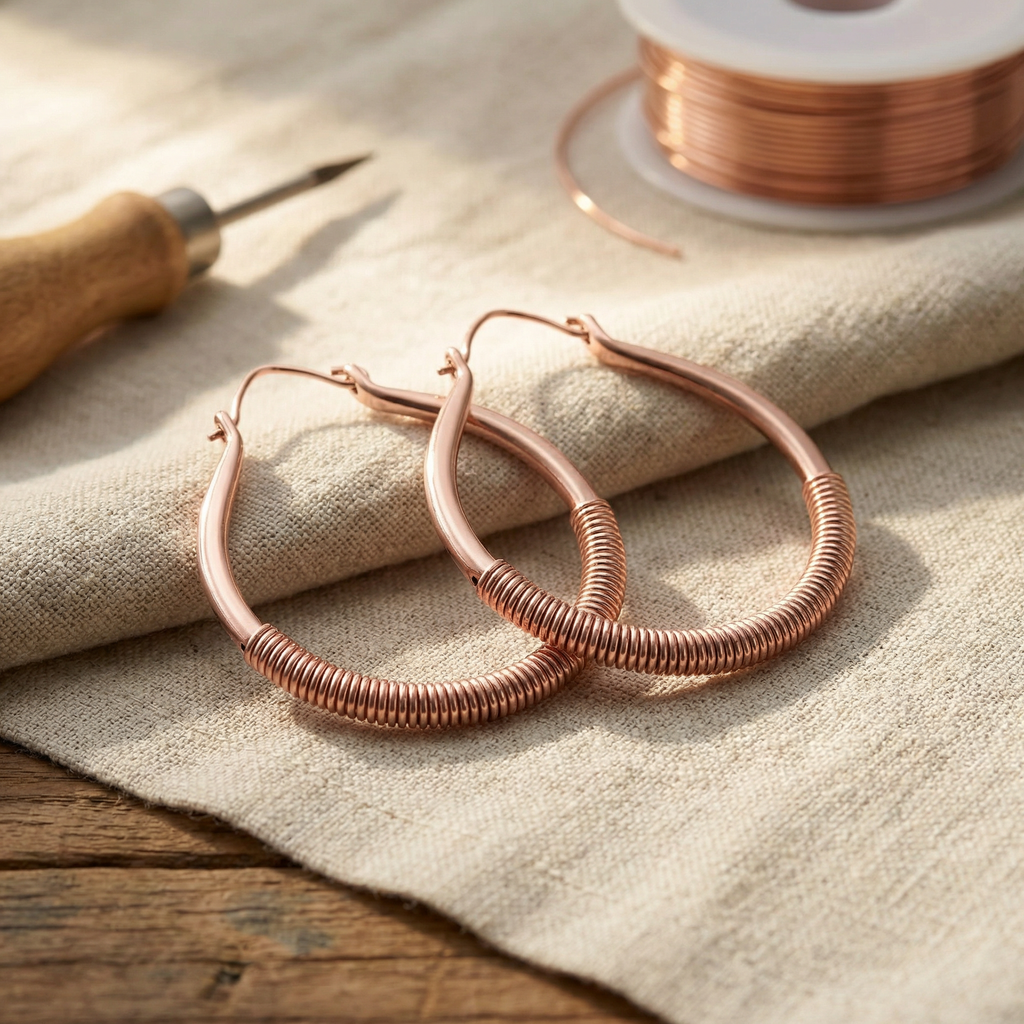 Boucles d'oreilles en cuivre de Vera's Creek