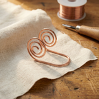 Spirale en cuivre pour les mains de Vera
