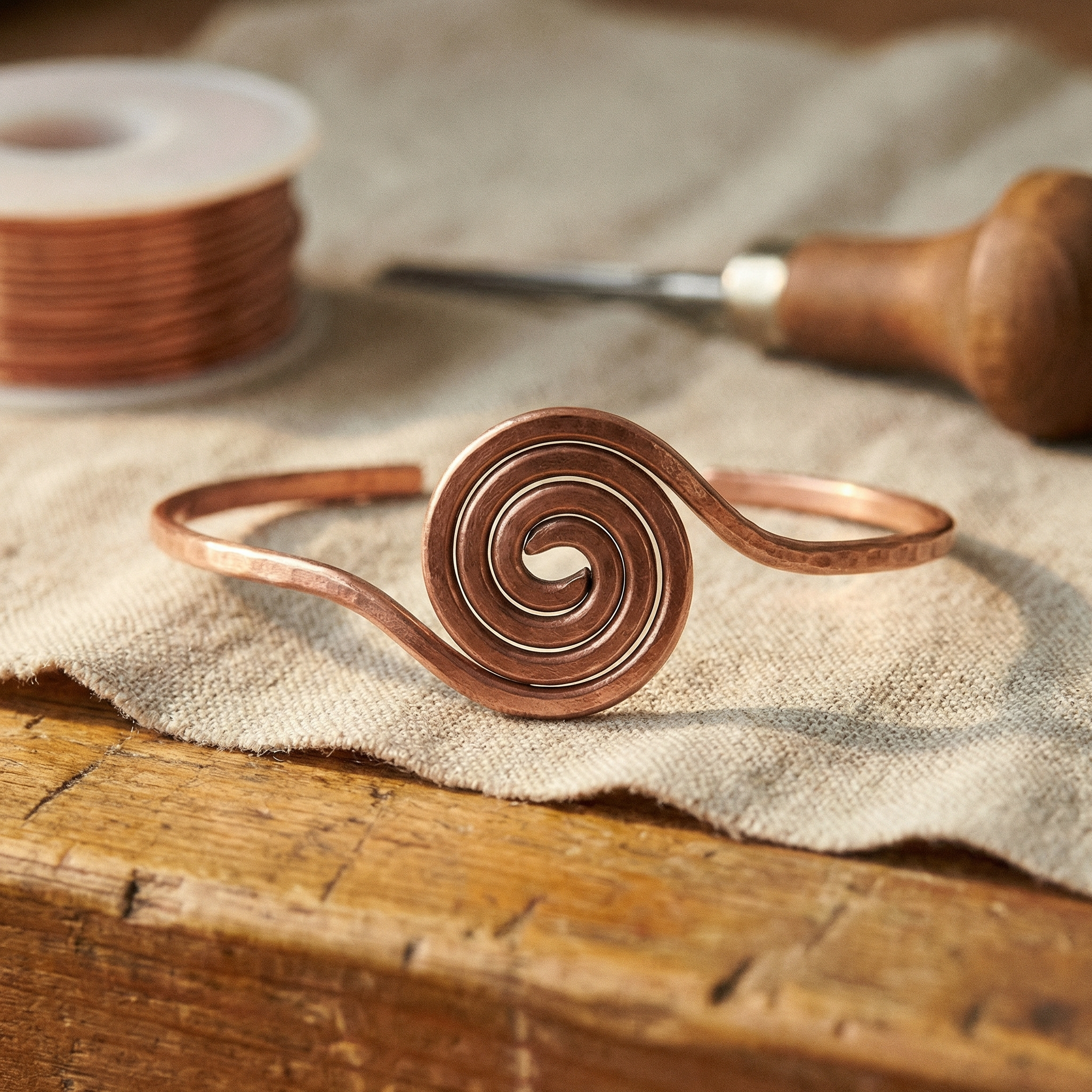 Bracelet de cheville en cuivre Vera