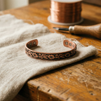 Bracelet en cuivre inspiré de la vigne de Vera