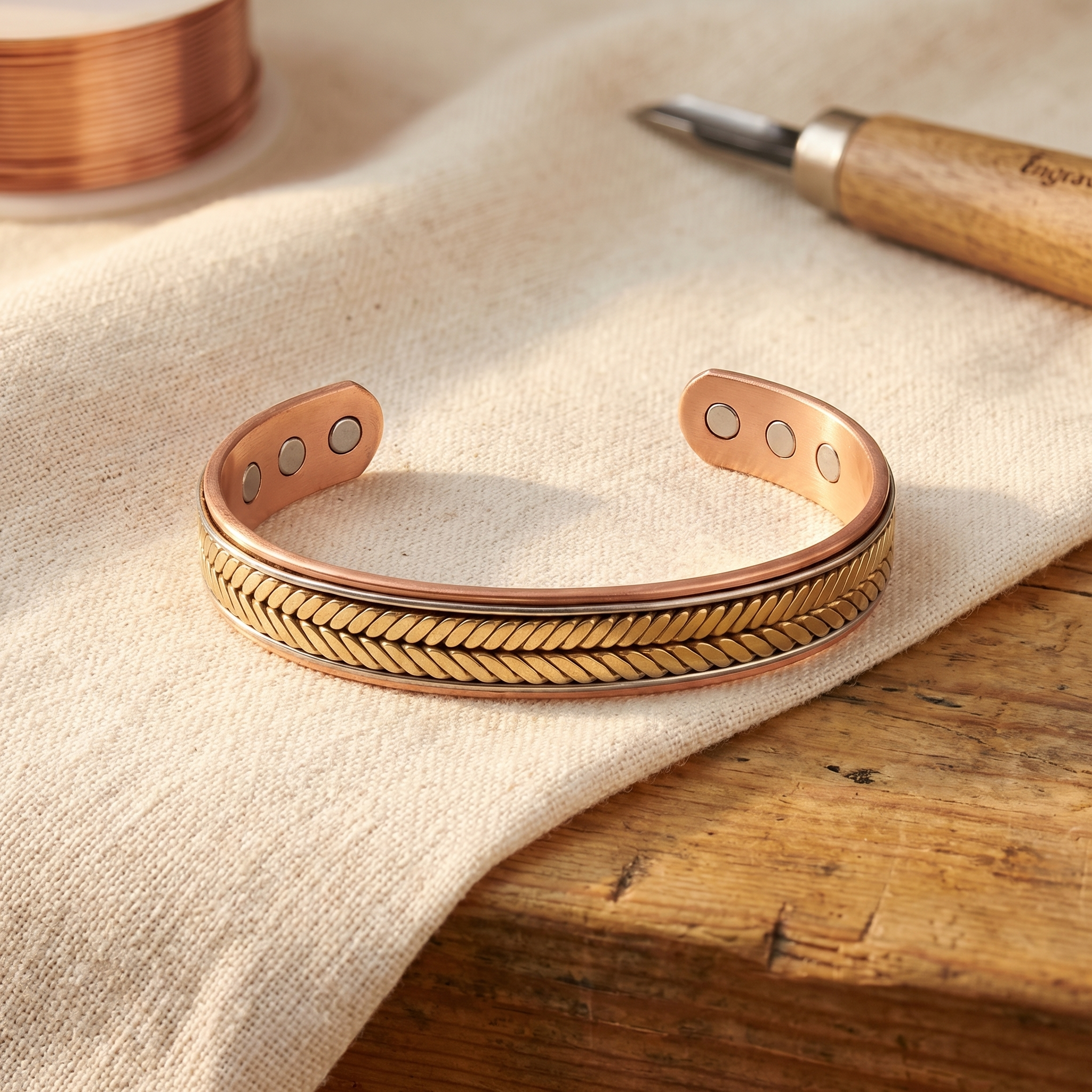 Bracelet en cuivre Vera Harvest