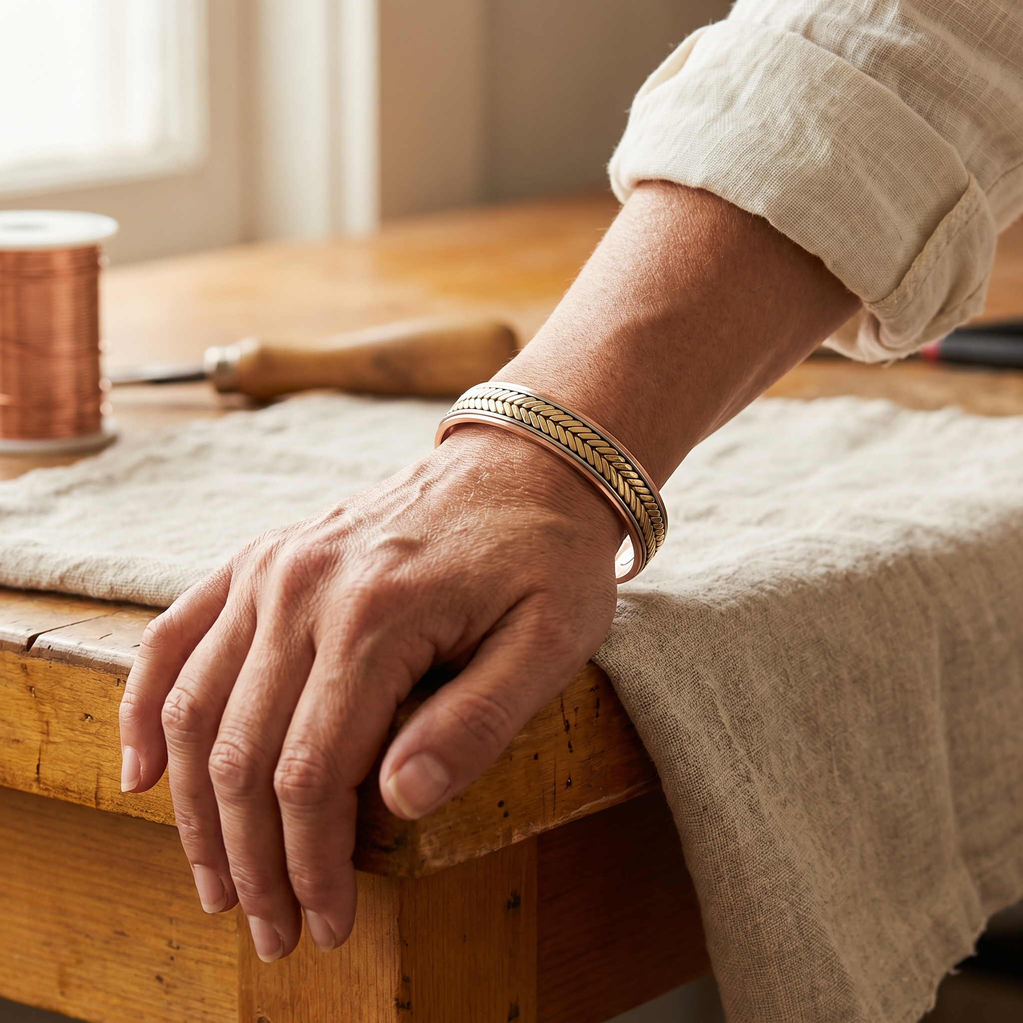 Bracelet en cuivre Vera Harvest
