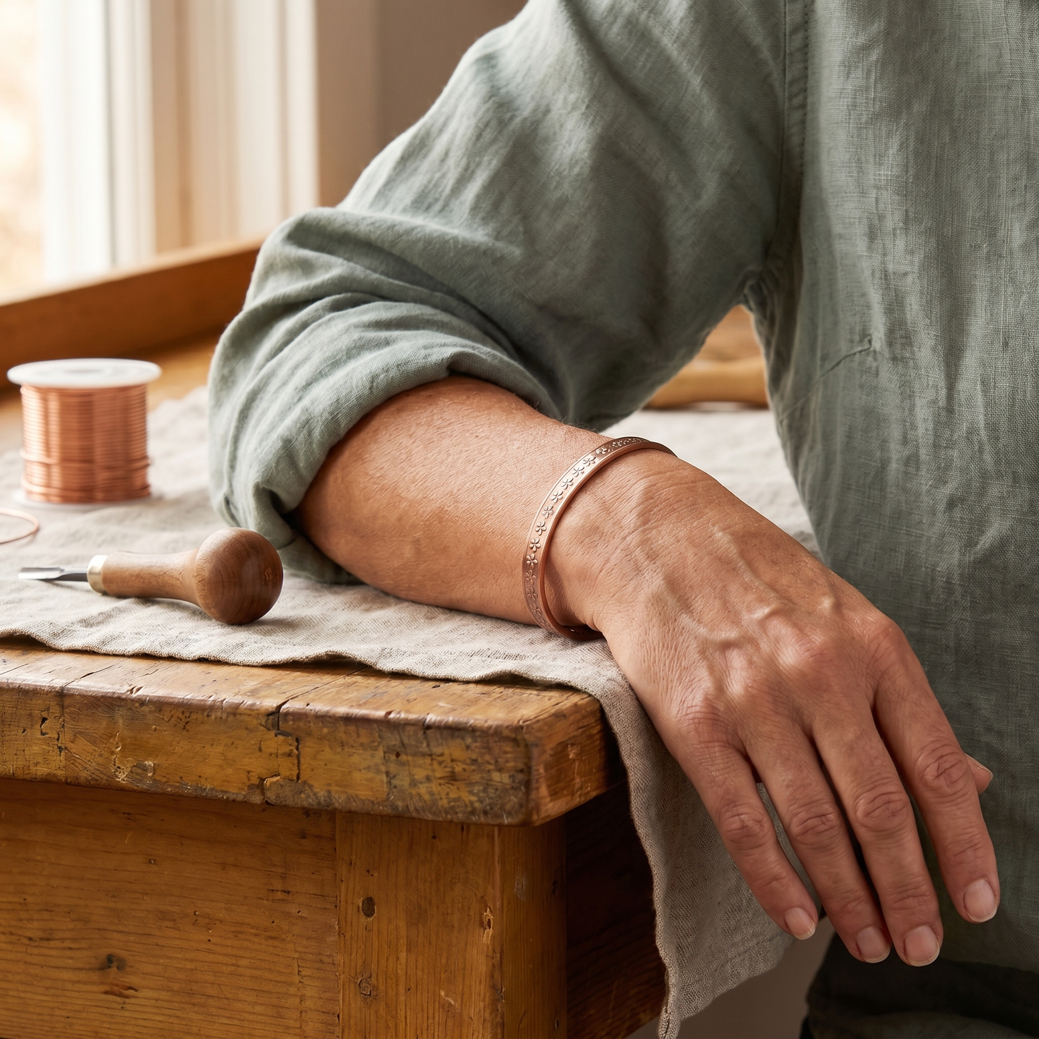 "Bracelet en cuivre de Vera's Loch