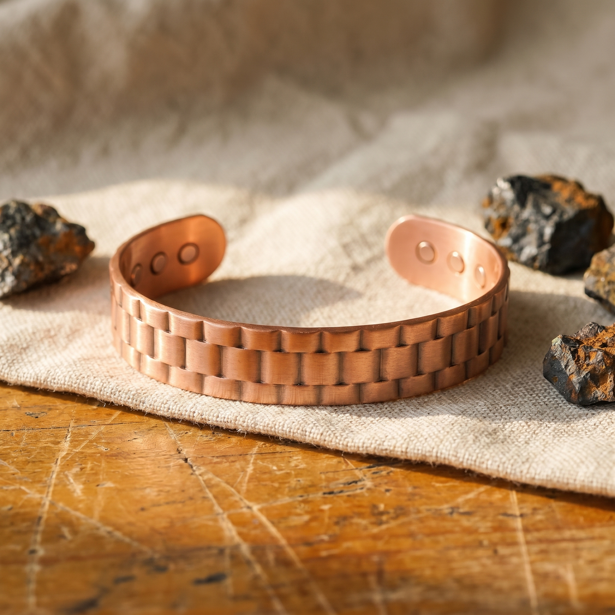 Bracelet en cuivre masculin par Vera