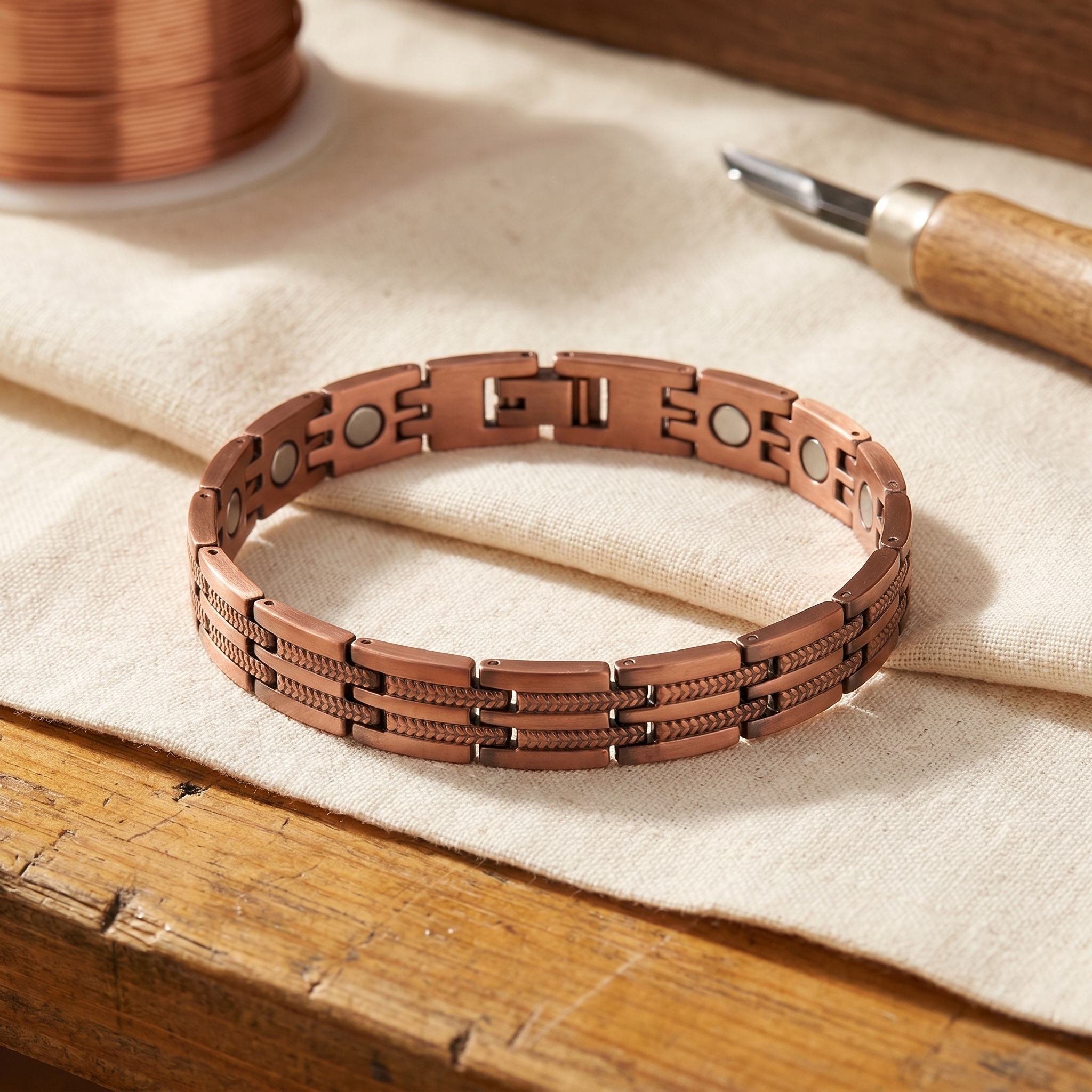 Bracelet en cuivre masculin Vera's Pike