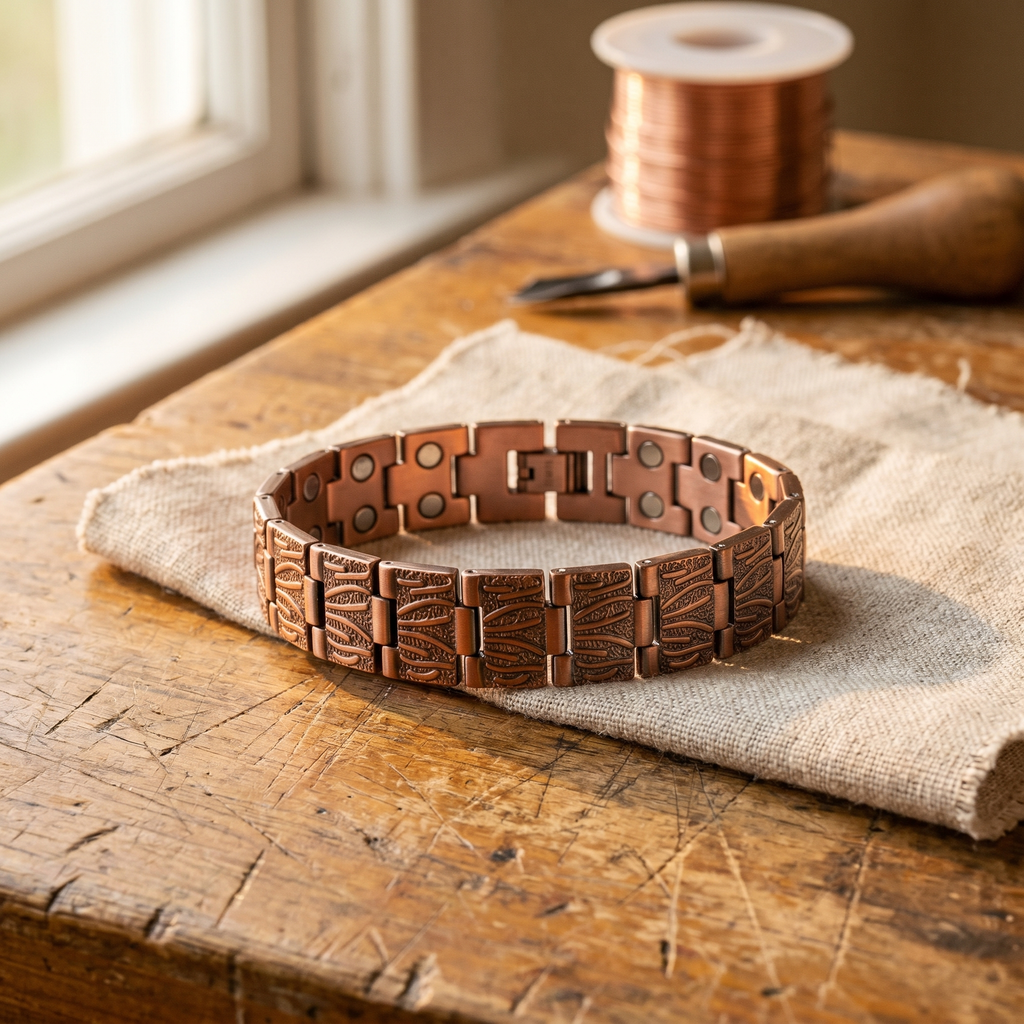 Bracelet en cuivre pour hommes - Collection Vera's Grit