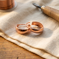 Boucles d'oreilles Vera en cuivre
