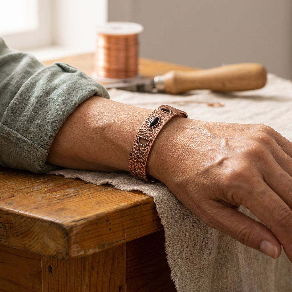 Bracelet en cuivre Brume de Vera